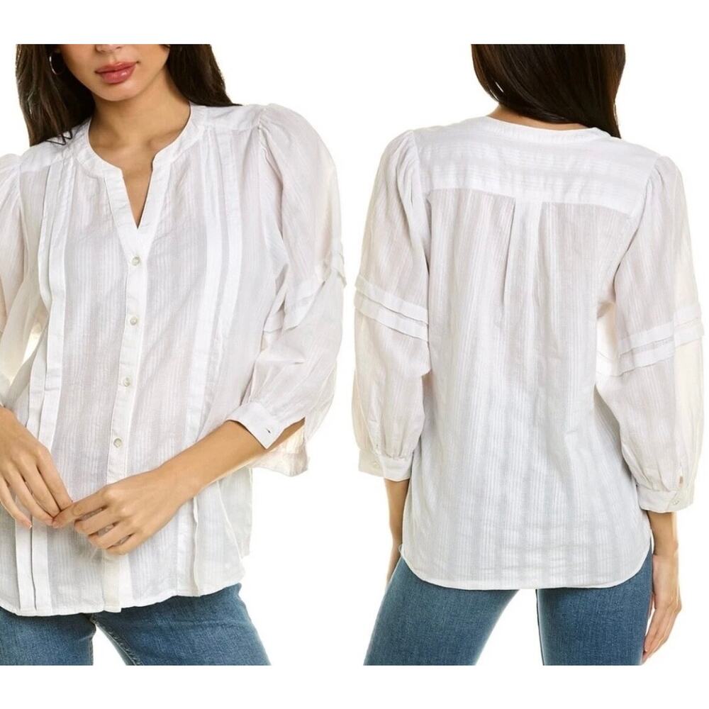 J. MCLAUGHLIN  cotton Blouse size M